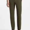 Slim-fit pants in water-repellent stretch fabric
