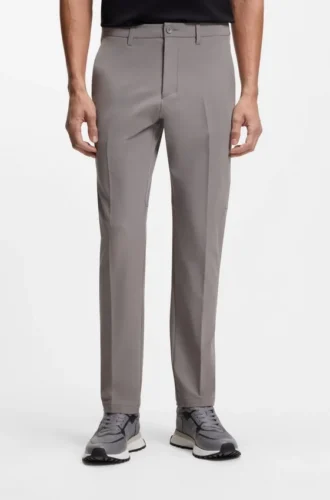 Slim-fit pants in water-repellent stretch fabric