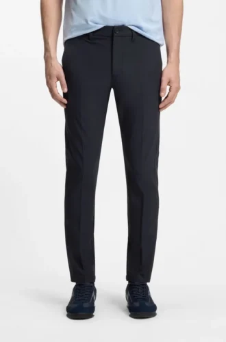 Slim-fit pants in water-repellent stretch fabric