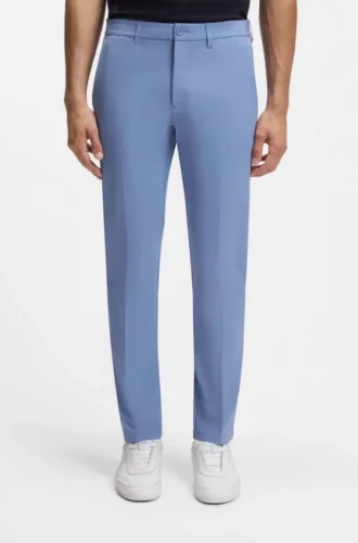 Slim-fit pants in water-repellent stretch fabric