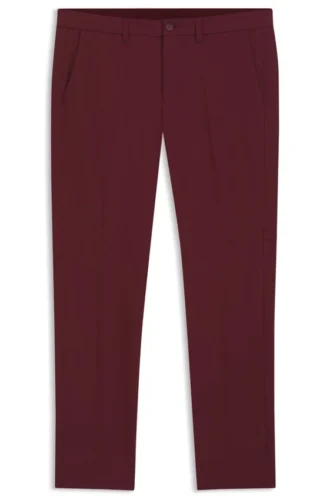 Slim-fit pants in water-repellent stretch fabric
