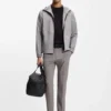 Slim-fit pants in water-repellent stretch fabric