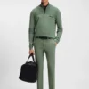 Slim-fit pants in water-repellent stretch fabric