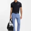 Slim-fit pants in water-repellent stretch fabric
