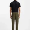Slim-fit pants in water-repellent stretch fabric