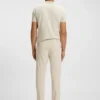 Slim-fit pants in water-repellent stretch fabric