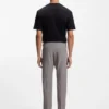 Slim-fit pants in water-repellent stretch fabric