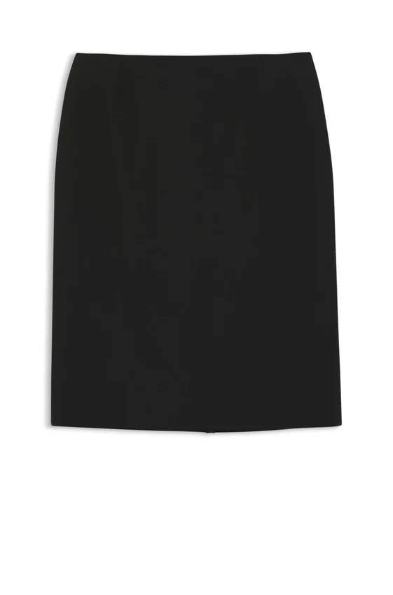 Slim-fit pencil skirt in Italian-made virgin wool Slim-fit pencil skirt in Italian-made virgin wool