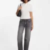Slim-fit ribbed sweater with polo collar