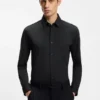 Slim-fit shirt in a performance-stretch cotton blend
