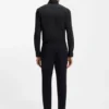 Slim-fit shirt in a performance-stretch cotton blend