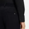 Slim-fit shirt in a performance-stretch cotton blend