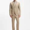 Slim-fit shirt in a structured cotton blend