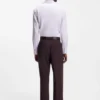 Slim-fit shirt in a structured cotton blend