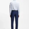 Slim-fit shirt in a structured cotton blend