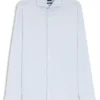 Slim-fit shirt in a structured cotton blend