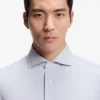 Slim-fit shirt in a wrinkle-resistant cotton blend