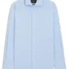 Slim-fit shirt in a wrinkle-resistant cotton blend
