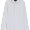 Slim-fit shirt in a wrinkle-resistant cotton blend