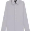 Slim-fit shirt in an Italian cotton blend