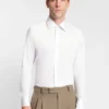 Slim-fit shirt in an Italian cotton blend