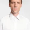 Slim-fit shirt in an Italian cotton blend