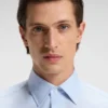 Slim-fit shirt in an Italian cotton blend