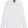 Slim-fit shirt in an Italian cotton blend