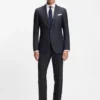 Slim-fit shirt in an Italian-made cotton blend