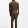 Slim-fit shirt in an Italian-made cotton blend