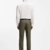 Slim-fit shirt in an Italian-made cotton blend