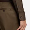 Slim-fit shirt in an Italian-made cotton blend