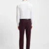 Slim-fit shirt in brushed stretch flannel