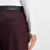 Slim-fit shirt in brushed stretch flannel