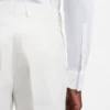 Slim-fit shirt in cotton and linen