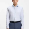 Slim-fit shirt in cotton twill