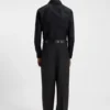 Slim-fit shirt in cotton with a stacked-logo jacquard