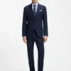 Slim-fit shirt in easy-iron cotton poplin Slim-fit shirt in easy-iron cotton poplin