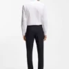 Slim-fit shirt in easy-iron cotton poplin Slim-fit shirt in easy-iron cotton poplin