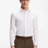 Slim-fit shirt in Italian-made cotton