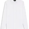 Slim-fit shirt in Italian-made cotton