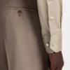 Slim-fit shirt in Italian-made cotton-blend poplin