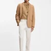 Slim-fit shirt in Italian-made linen