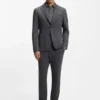 Slim-fit shirt in Italian-made performance-stretch fabric