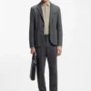Slim-fit shirt in Italian-made performance-stretch fabric