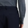 Slim-fit shirt in Italian-made performance-stretch fabric