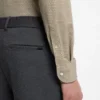 Slim-fit shirt in Italian-made performance-stretch fabric