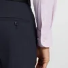 Slim-fit shirt in Italian-made performance-stretch jersey