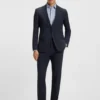 Slim-fit shirt in Italian performance-stretch fabric