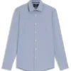 Slim-fit shirt in Italian performance-stretch fabric
